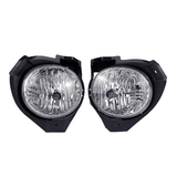 Pave Crystal Heart Link Necklace, Gold