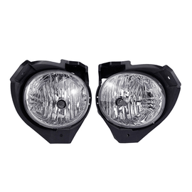 Pave Crystal Heart Link Necklace, Gold